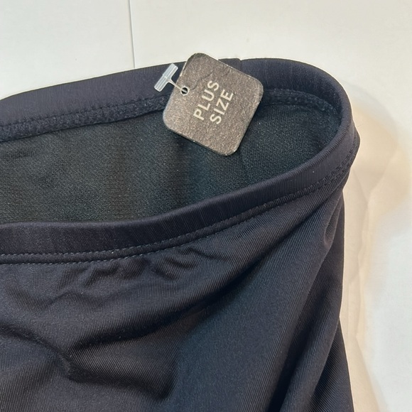 NYT Kenneth Cole Reaction Black High Waist Swim Bathing Suit Bikini Bottom 3X - Picture 3 of 4